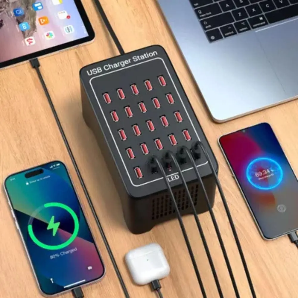 Estación de Carga USB Rápida con 20 Puertos(3).webp