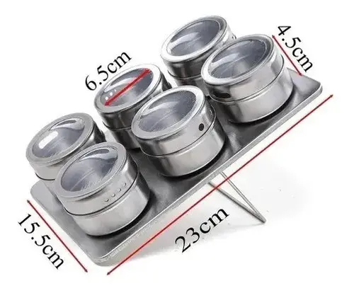 Set x6 Especieros Imantados con Soporte.webp