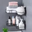 Esquinero Estante Adhesivo para Baño