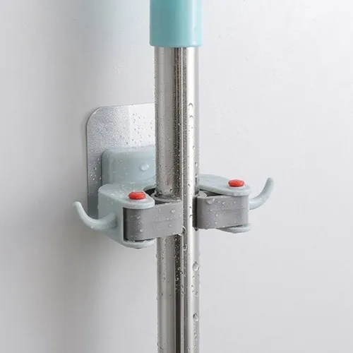 [SOP-ORGAN-PLAST] Soporte Organizador Porta Escoba con Gancho