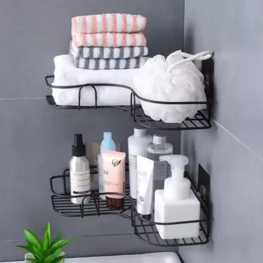 [ESQUINERO-ESTANTE] Esquinero Estante Adhesivo para Baño