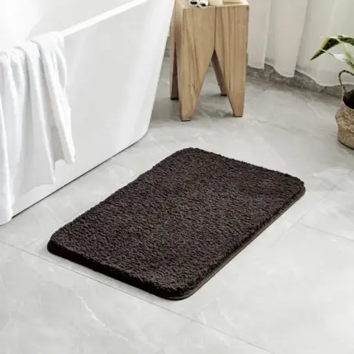 [ALFOMBRA-PLUSH-MARRON] Alfombra de Baño Premium Extra Plush